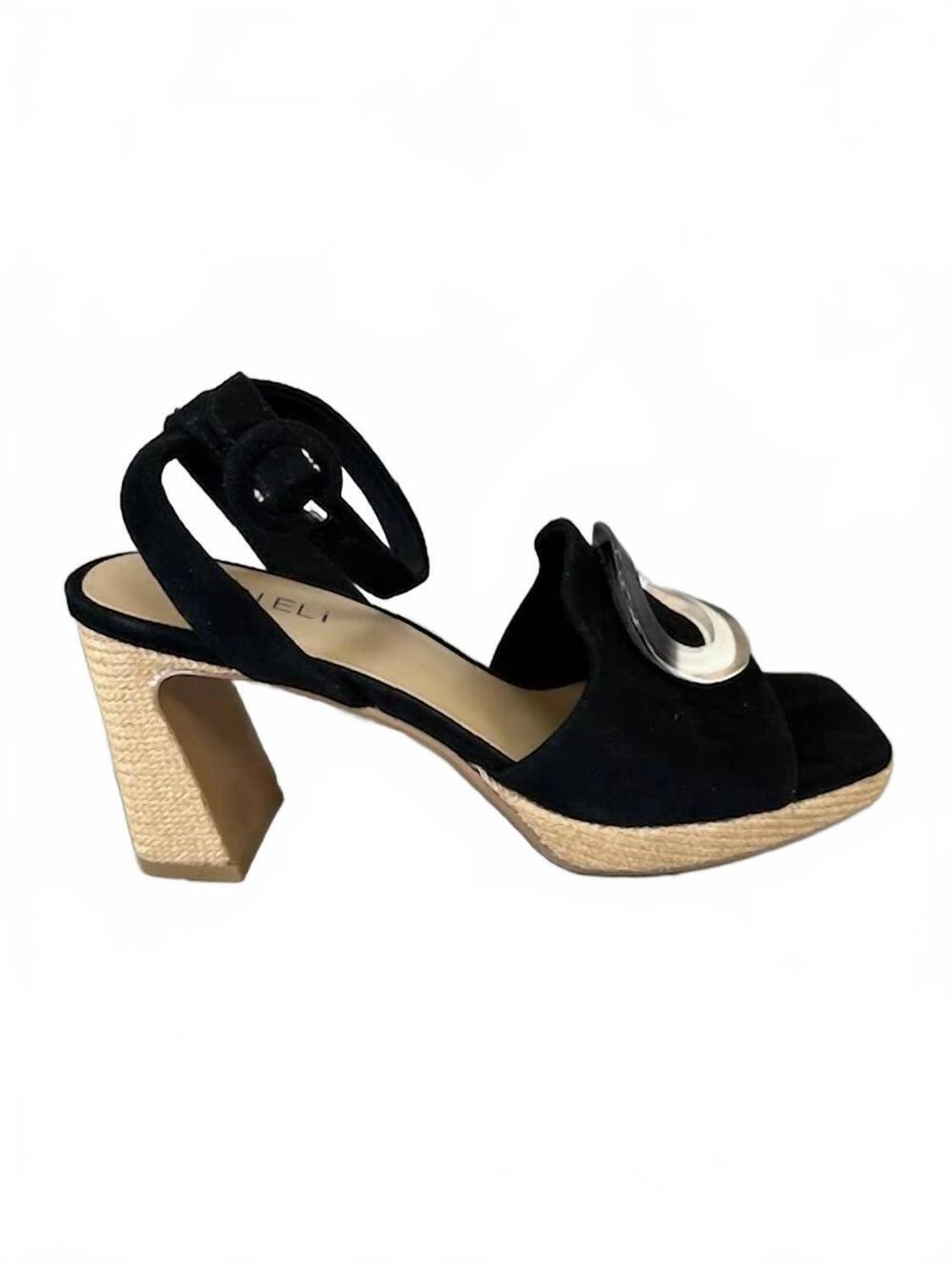 NEW VANELI women's marty shoes in black suede